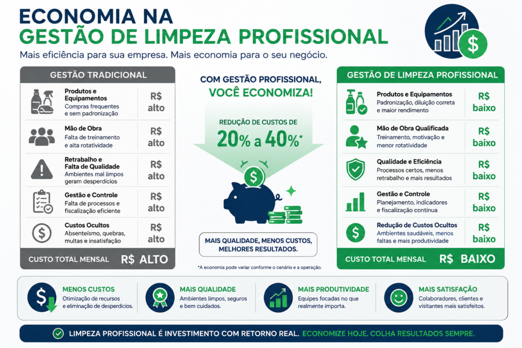 Gestão e Economia na Limpeza
